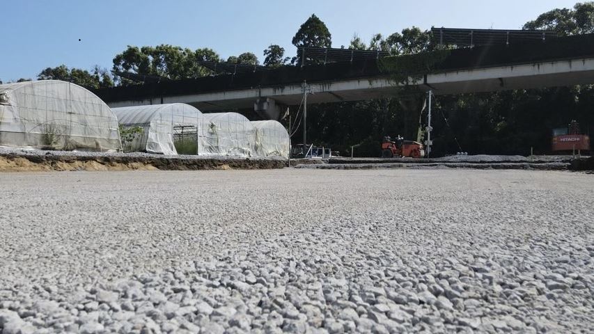 砕石整地
